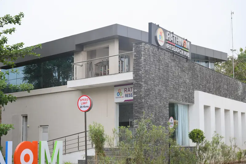 Rathinam Research Hub building on campus